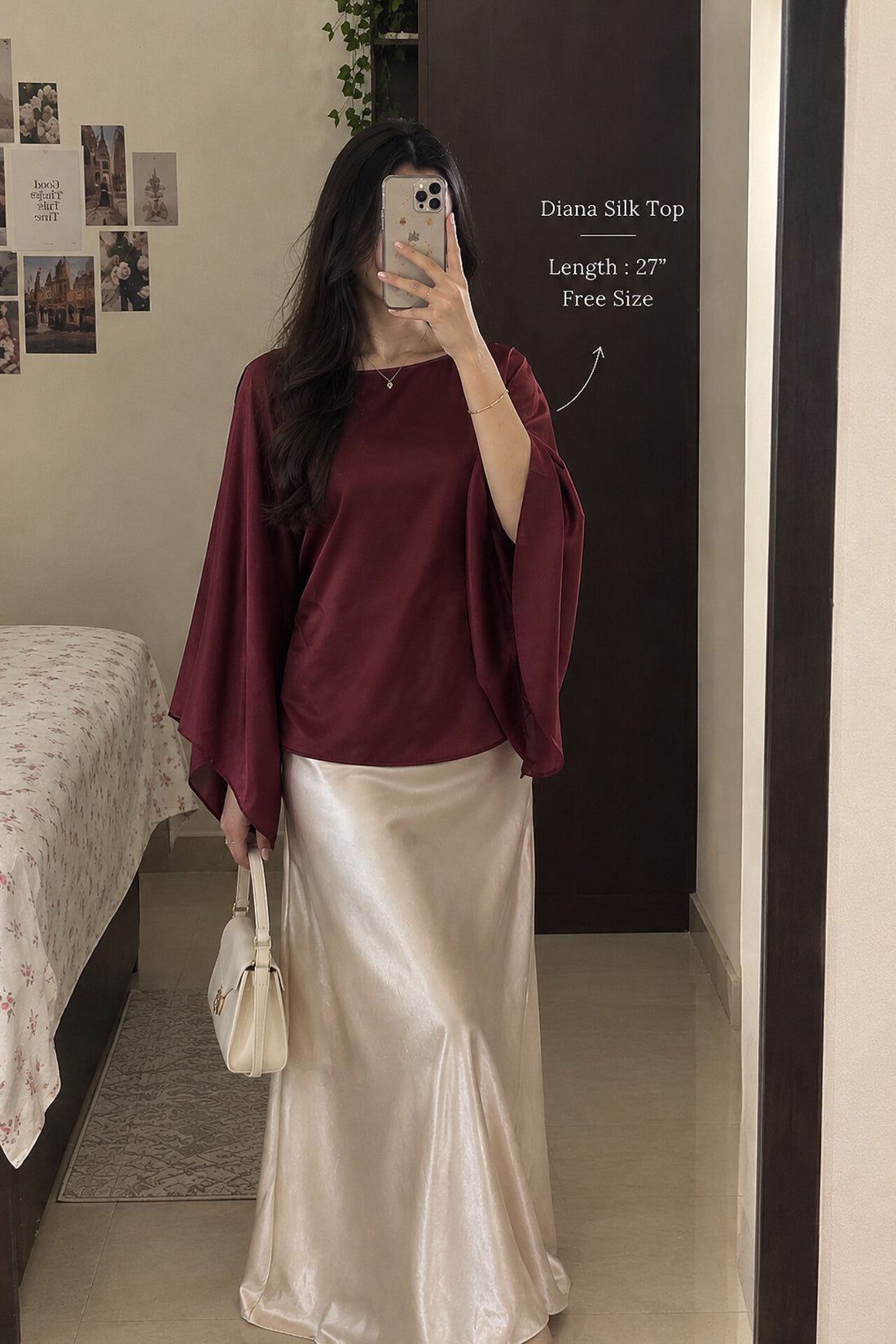 { DIANA SILK TOP }
