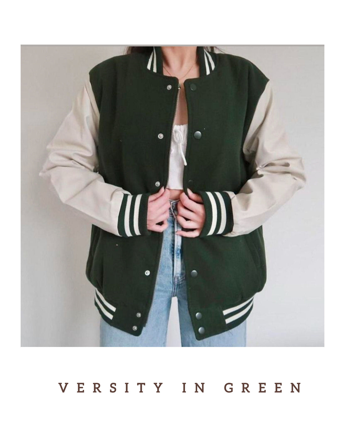 | VERSITY FLEECE JACKET | ~~ WINTER SALE ~~