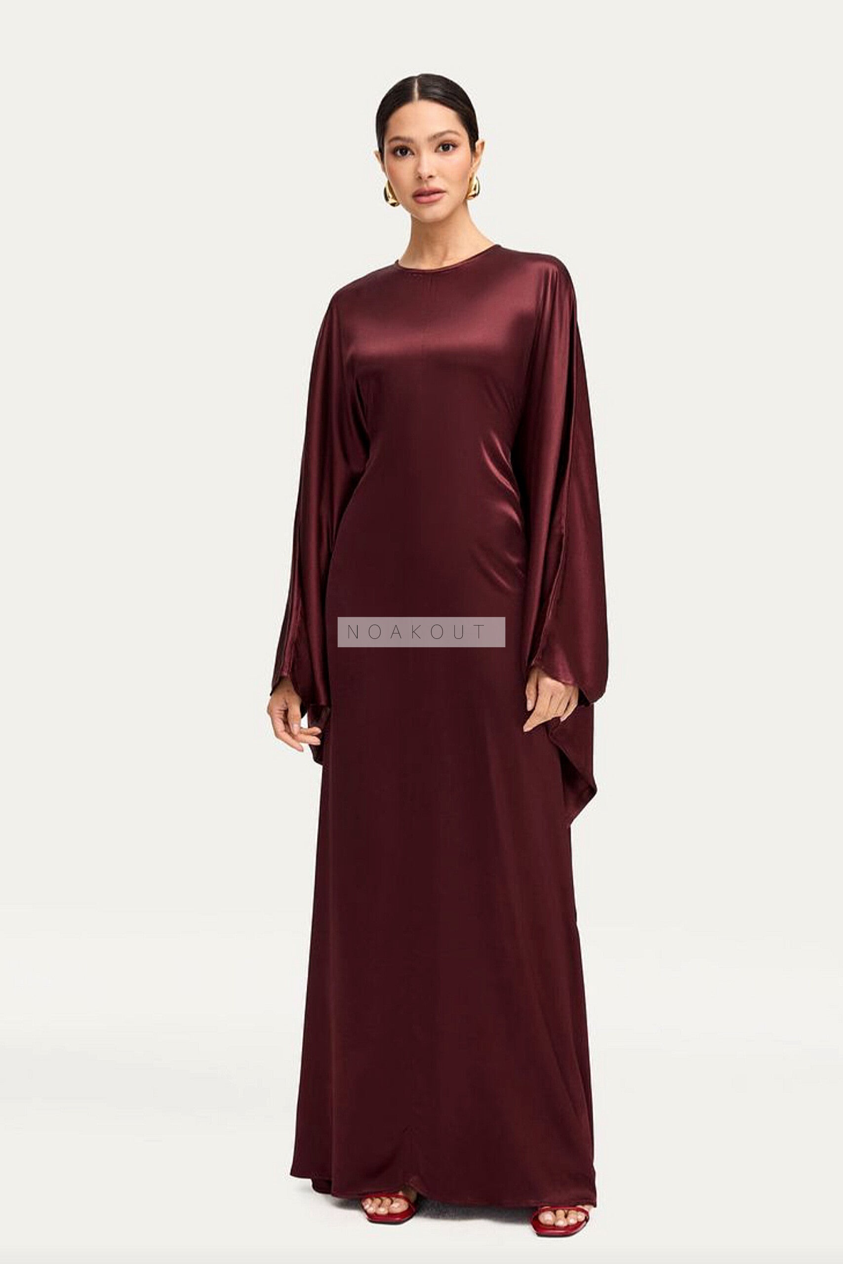 { ROMA DRESS IN SHORT SILK }