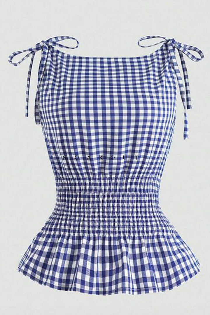 { TROPICAL NAVY SET } { Navy blue top & cotton white skirt }