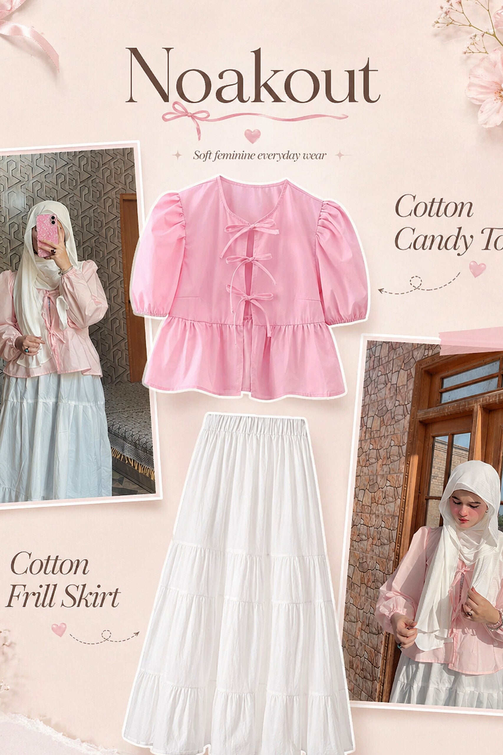 { COTTON CANDY TOP & SKIRT }