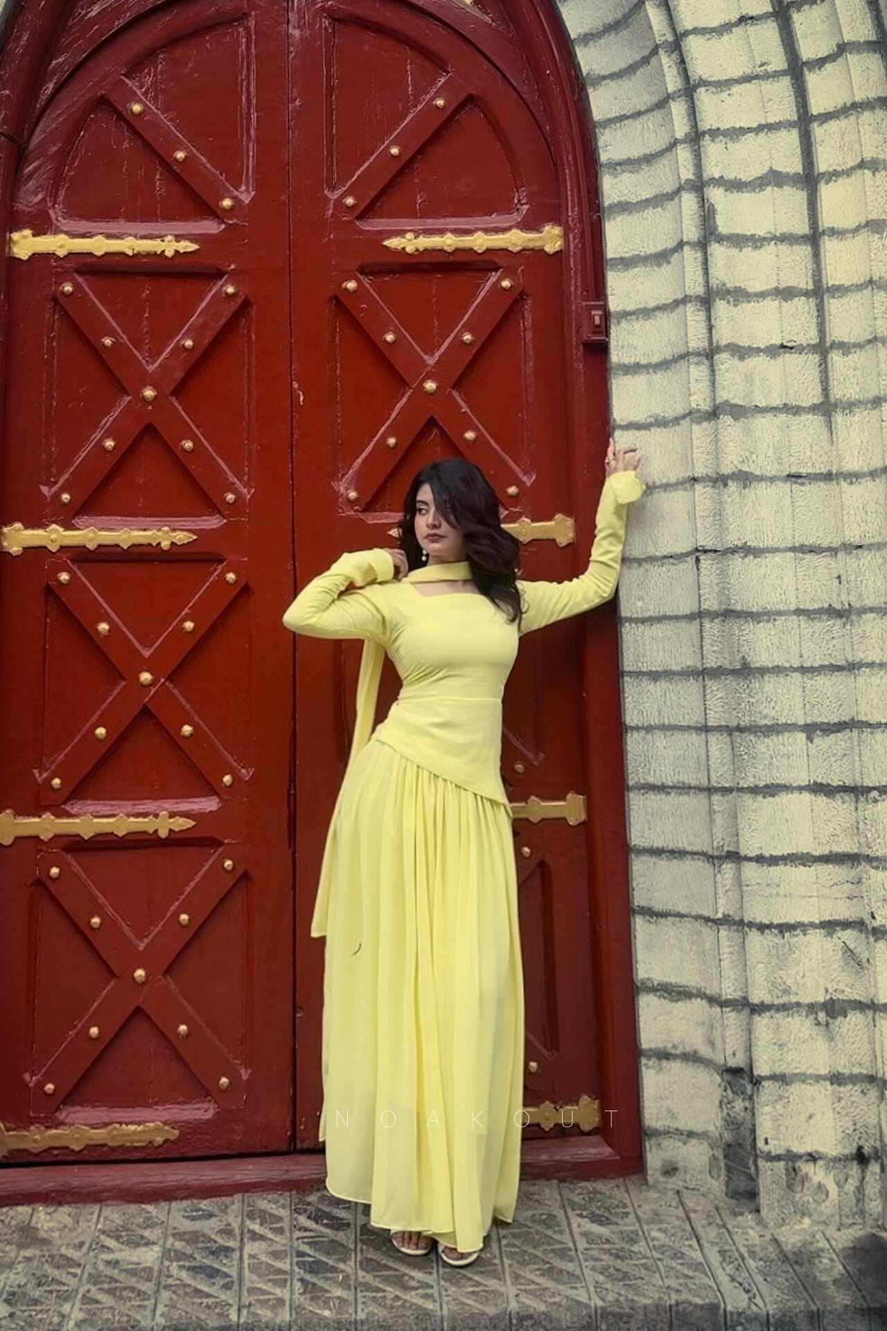 { KOREAN CORSETTE DRESS BY NOAKOUT }
