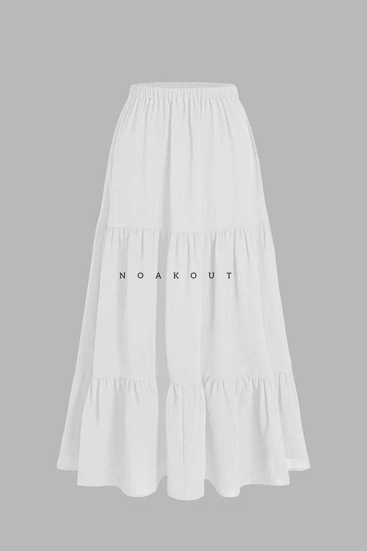 { TROPICAL NAVY SET } { Navy blue top & cotton white skirt }
